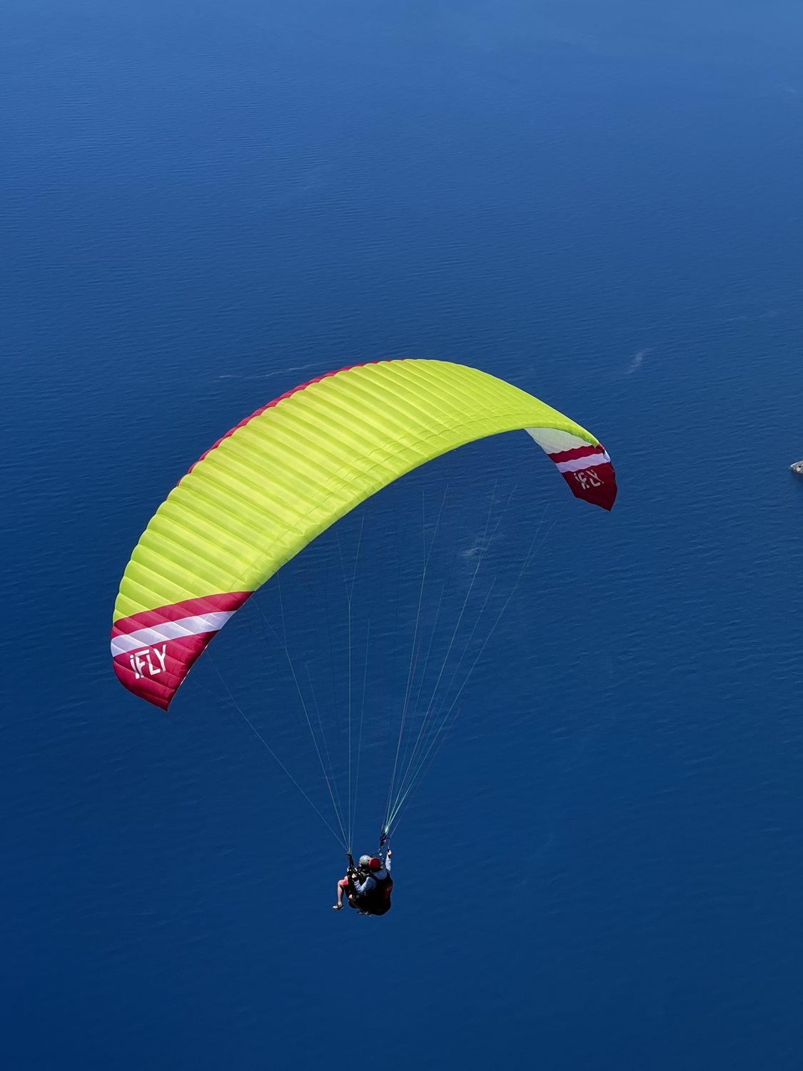 iFLY paraglider in flight