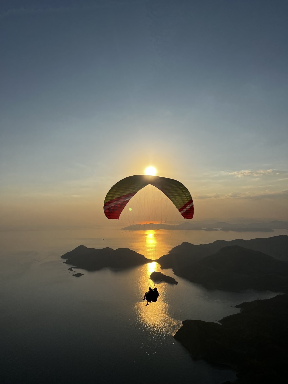 iFLY paraglider in flight