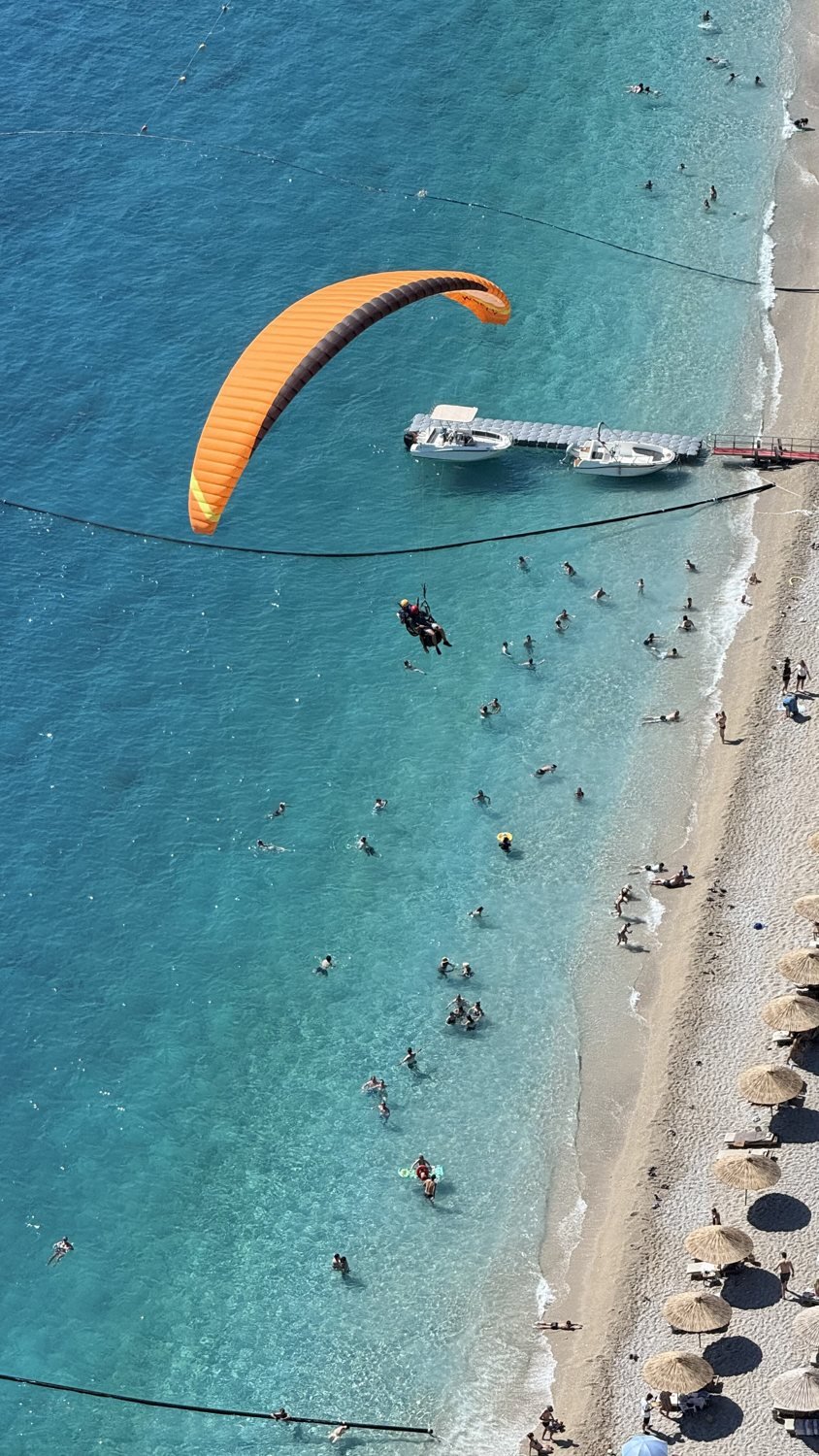iFLY paraglider in flight