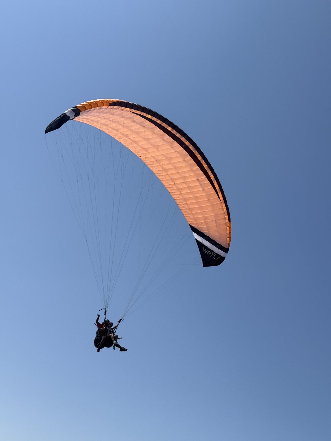 iFLY paraglider in flight
