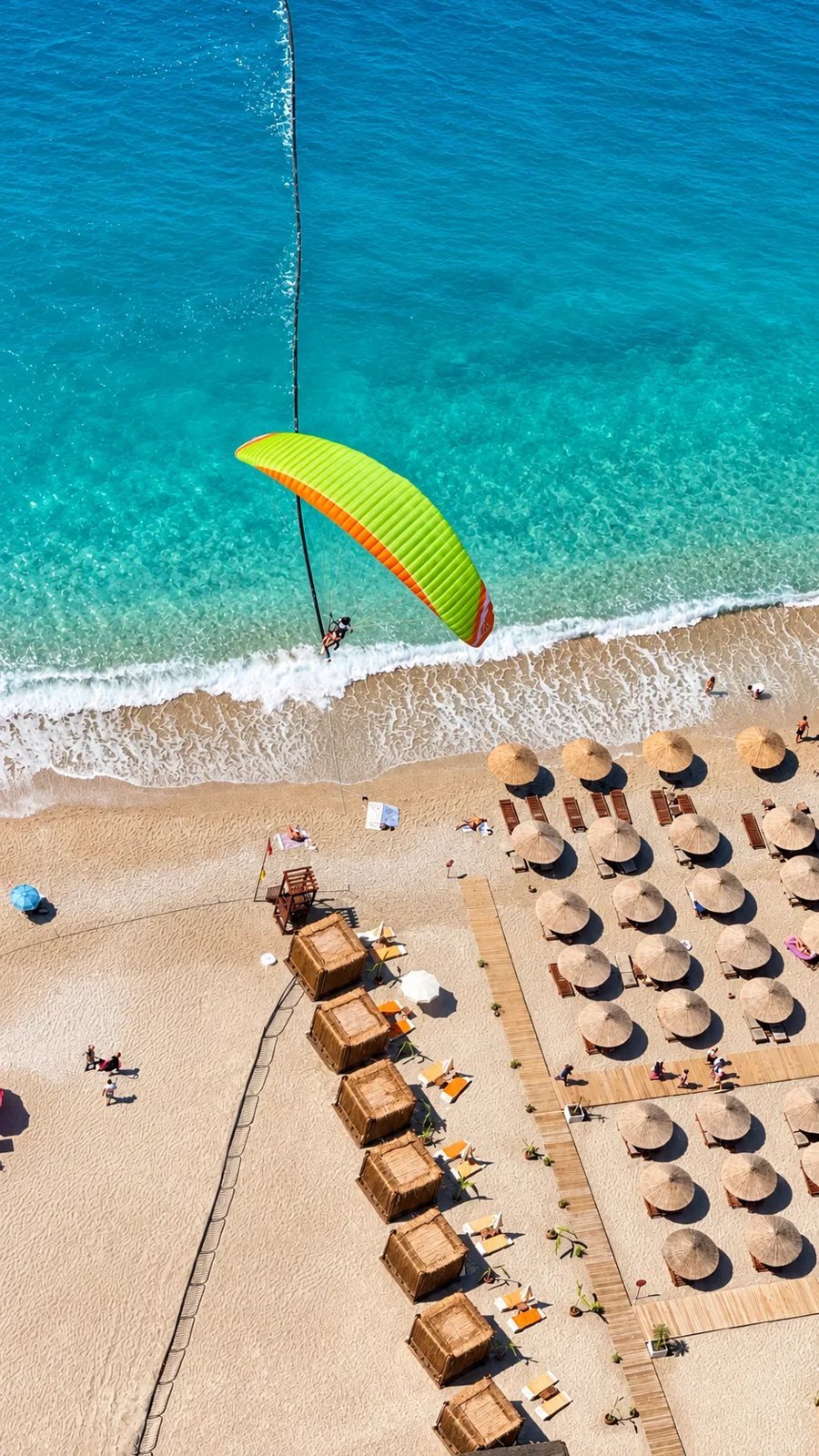 weFLY tandem paraglider in flight